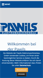 Mobile Screenshot of elektro-pawils.de